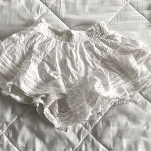 aerie rock n ruffle skort xxs